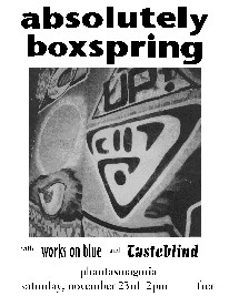 Poster for show.