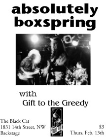 Poster for show.