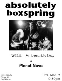 Poster for show.