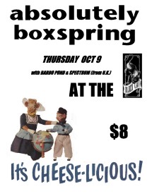 Poster for show.