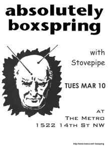 Poster for show.